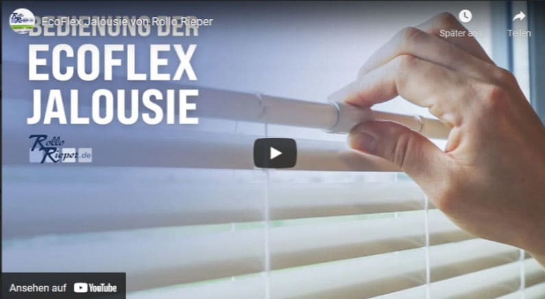 Youtube Film Vorschaubild - EcoFlex Jalousie