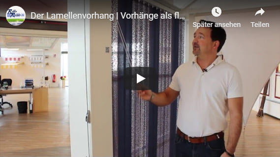 Youtube Film Vorschaubild - Fotolamellenvorhang