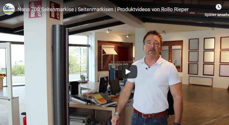 Youtube Film Vorschaubild - Fassadenmarkisen