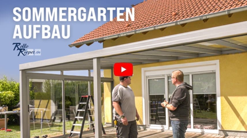 Youtube Film Vorschaubild - Montagefilm - Terrassenüberdachung Classic Line