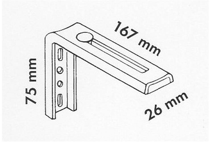 Montagewinkel, verzinkt ab 85mm L&auml;nge