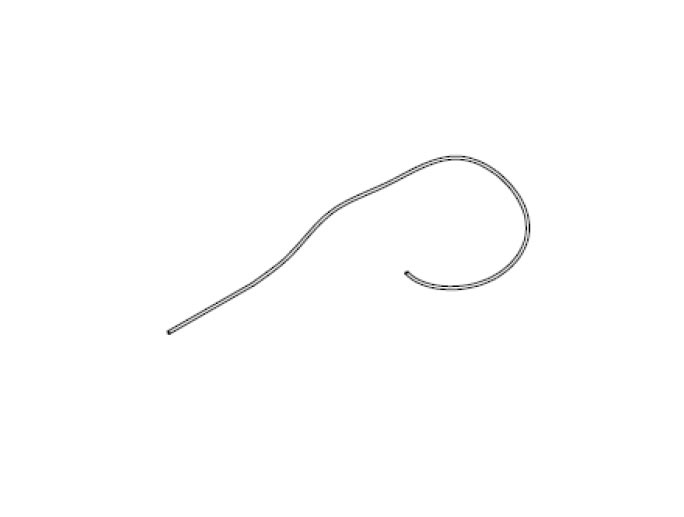 Spanndraht kunststoffumantelt, 1mm &Oslash;
