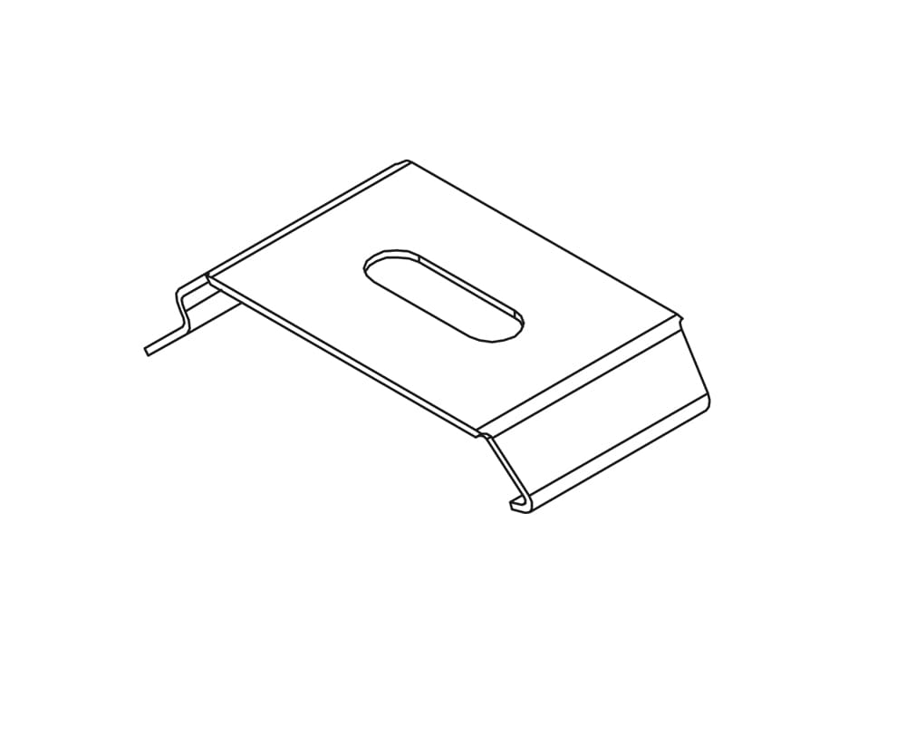 Montageclip f&uuml;r Bogenanlage