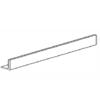 Alu-Winkel - 10 x 20 mm