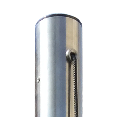 Mast mit Kurbel-Spann-System