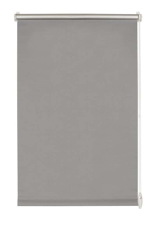 EASYFIX Rollo Thermo, beschichteter R&uuml;ckseite, ohne Bohren, grau