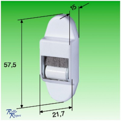 Selve Leitrolle-Mini, mit B&uuml;rstenabdichtung, f&uuml;r 15 mm Gurt